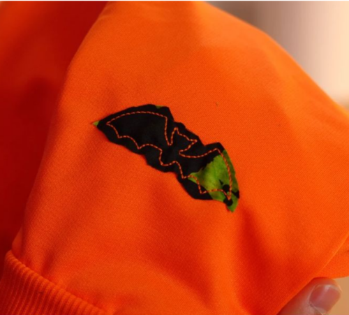 RawEdgeBat | Embroidery Legacy raw edge bat